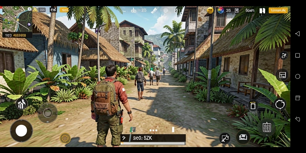 Screenshot gameplay dari 5ZK yang menampilkan fitur simulasi yang menarik.