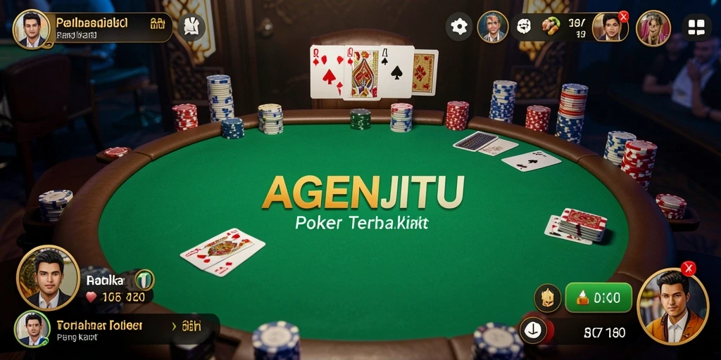 Tangkap momen seru permainan poker di AGENJITU!
