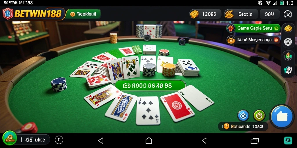 Tampilan gameplay Gaple yang menarik dan interaktif.