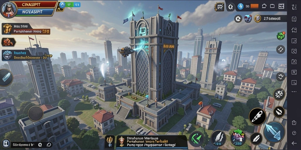 Screenshot utama CINASIPIT menampilkan gameplay yang mendebarkan dalam Tower Defense.
