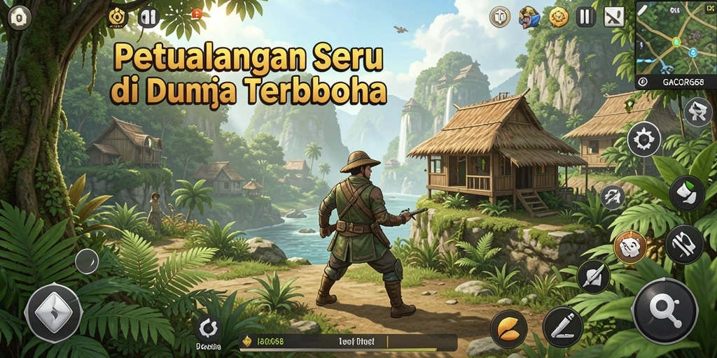Tampilan gameplay GACOR668 yang menakjubkan dalam dunia Open World.