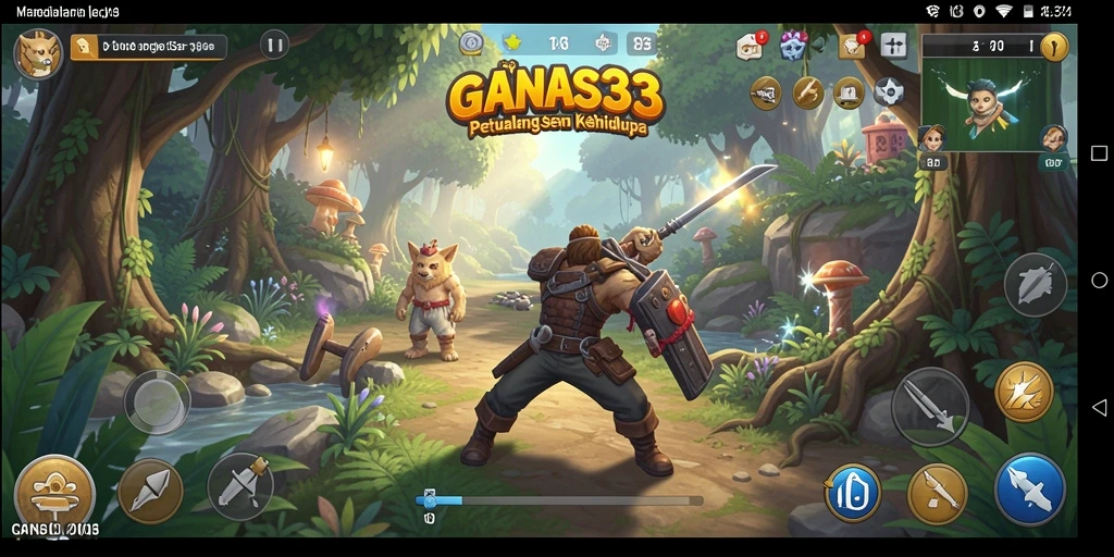 Tampilan gameplay <strong>GANAS33</strong> yang menarik dengan banyak interaksi sosial.