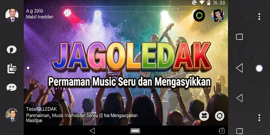 Tampilan gameplay seru JAGOLEDAK yang mengasyikkan.