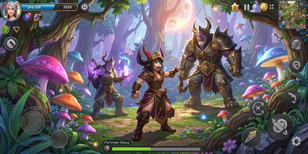Tangkapan layar dari gameplay petualangan seru JP6789.