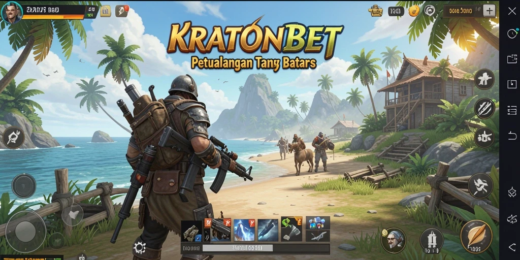 Tampilan gameplay terbuka yang mengesankan di KRATONBET.