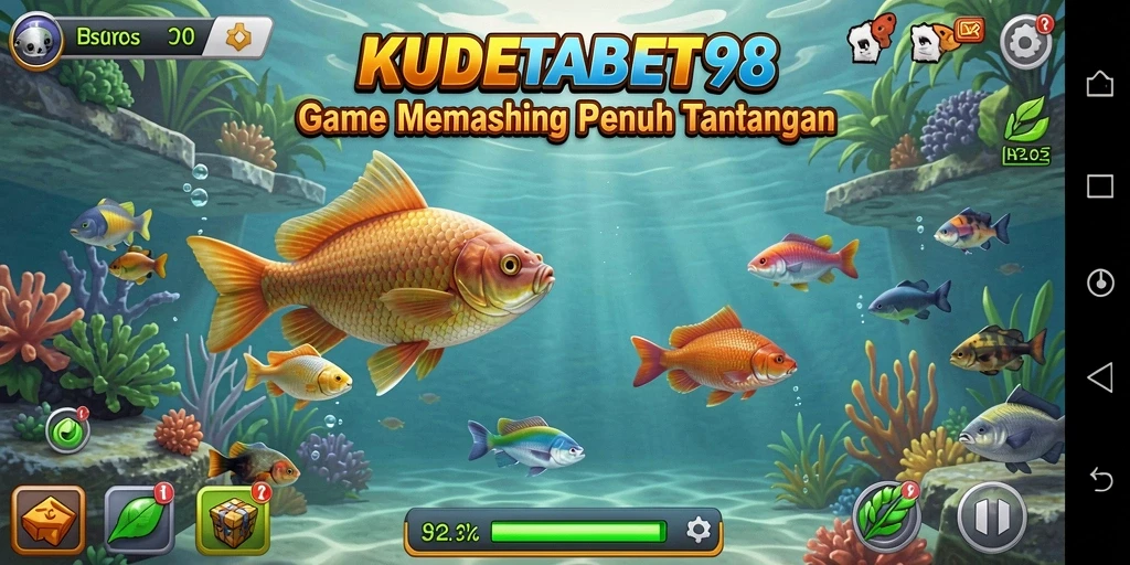 Tangkapan besar di laut lepas dalam gameplay KUDETABET98.
