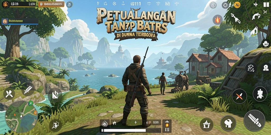 Tangkapan layar menampilkan pengalaman gameplay Open World yang mendebarkan.