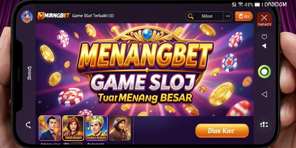 Tangkapan layar MENANGBET menampilkan gameplay Slot dengan grafis memukau.
