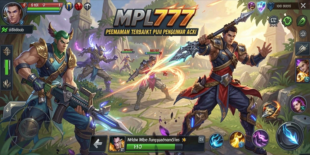 Screenshot gameplay <strong>MPL777</strong> dengan aksi seru dan karakter unik.