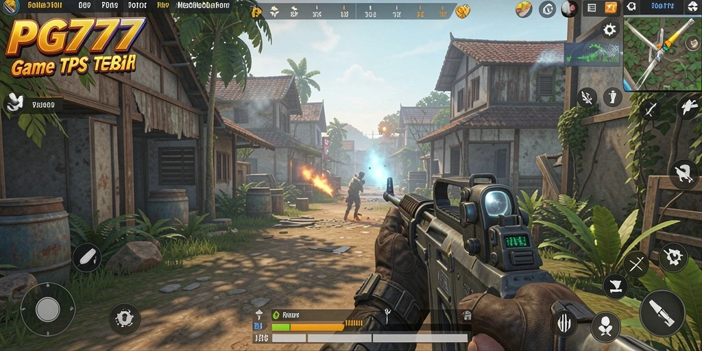 Screenshot yang menunjukkan aksi seru dalam gameplay PG777.