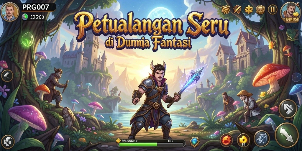Tampilan gameplay PRG007 dengan aksi petualangan yang seru dan menegangkan.