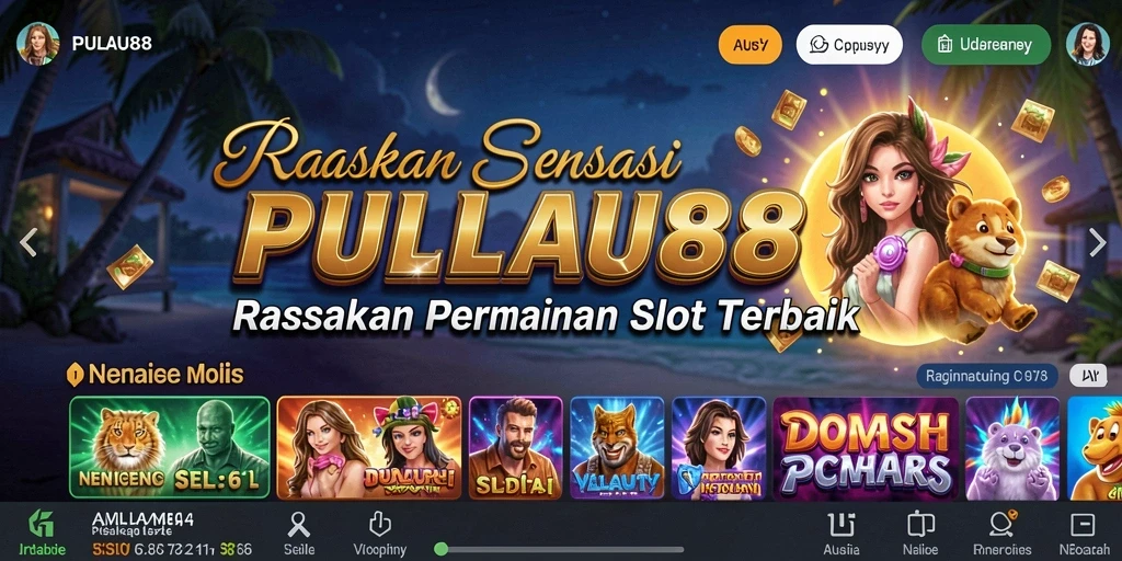 Tampilan gameplay menarik dari PULAU88 dengan berbagai mesin slot.
