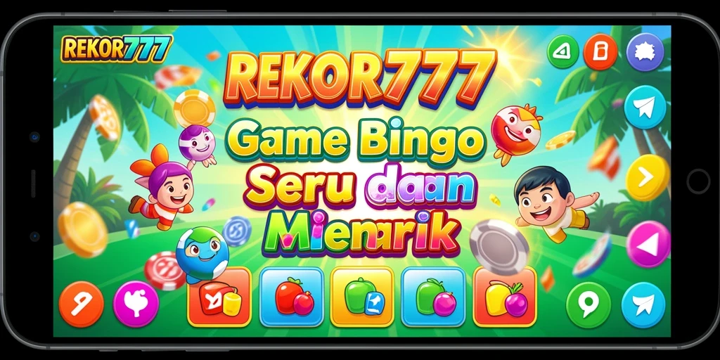 Tampilan seru gameplay Bingo di REKOR777.