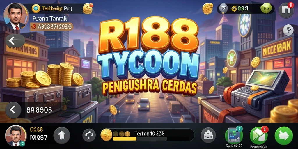 Screenshot RI188 menampilkan gameplay Tycoon yang seru dan strategis.