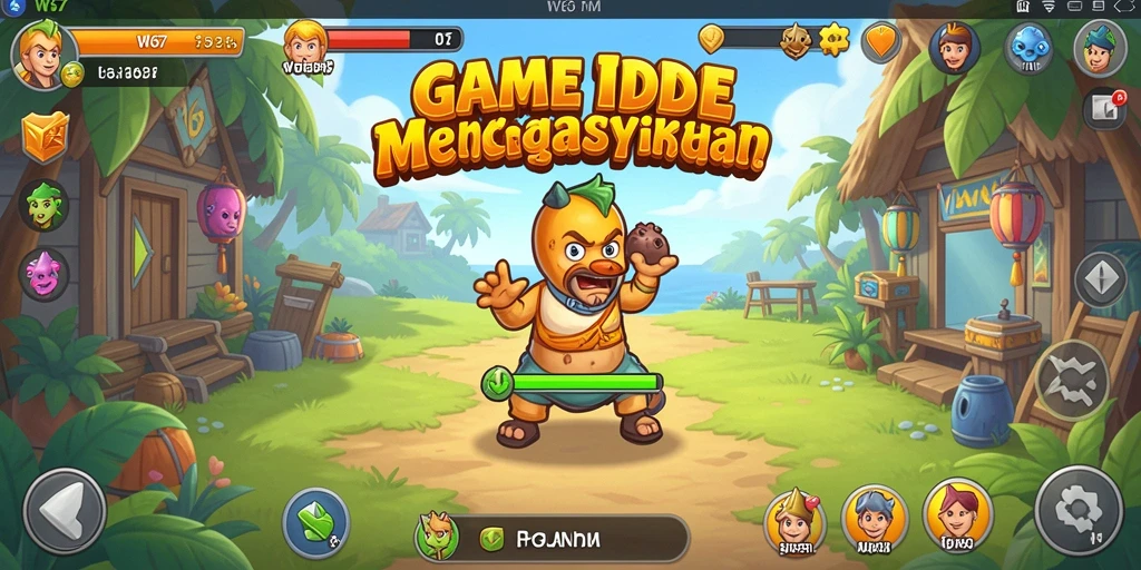 Screenshot W67 menampilkan gameplay Idle yang menarik dan interaktif.