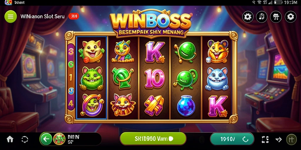 Screenshot gameplay WINBOSS menampilkan keseruan permainan Slot.