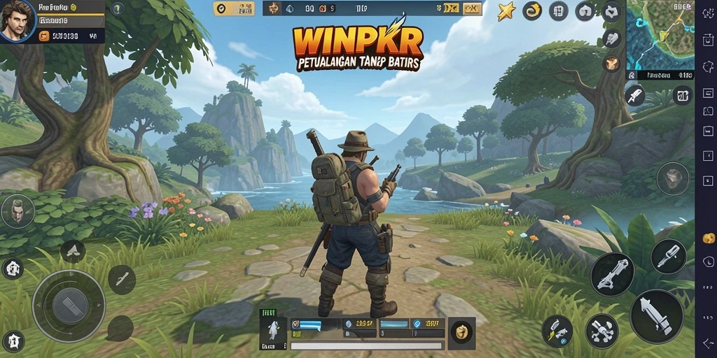 Screenshot gameplay menunjukkan eksplorasi mendalam dalam dunia terbuka.